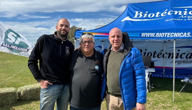 Ingeniero Agronomo Bruno Giangreco: Biotecnicas Argentina dio el presente en la Expo de Cnel Dorrego con Ruben Berman