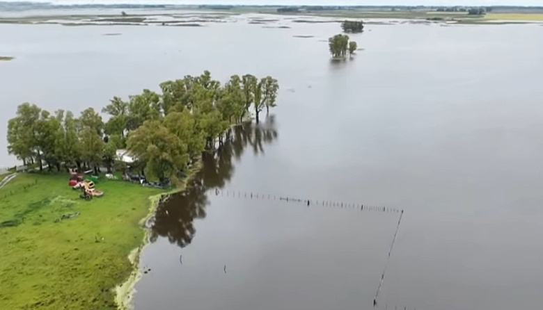 Las hectáreas inundadas en la Provincia equivalen a 250 veces la superficie de la Ciudad de Buenos Aires