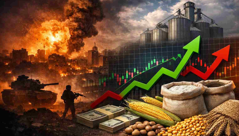 Lunes caliente en los mercados: vuela el petróleo; las bolsas de Asia se hundieron hasta 6%; los granos, suben