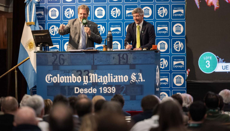 Colombo y Magliano anuncian remate en Bahia Blanca, 25 de Junio, desde la Sociedad Rural