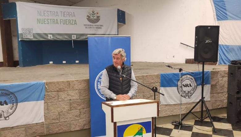 La SRA planta bandera en Las Vertientes: apoyo total a los productores y advertencia de Nicolás Pino por el conflicto en Quequén