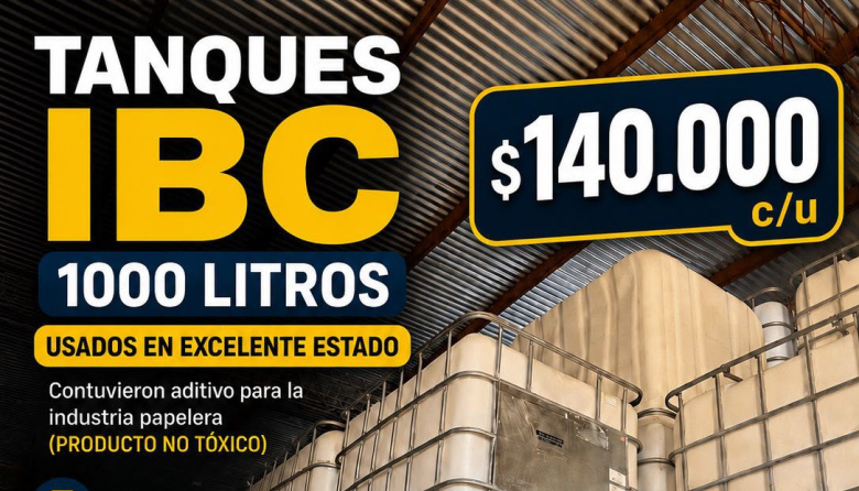VENTA DE TANQUES IBC -1000 LITROS