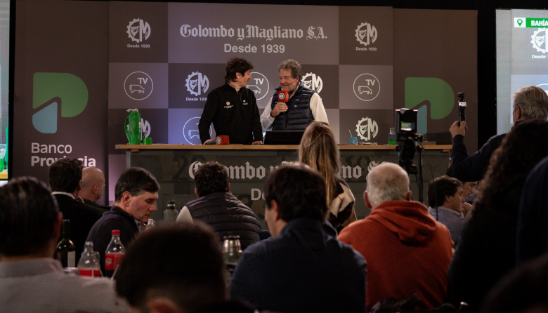 Banco Provincia protagonizó un remate ganadero histórico junto a Expoagro y Colombo y Magliano en Bahia Blanca