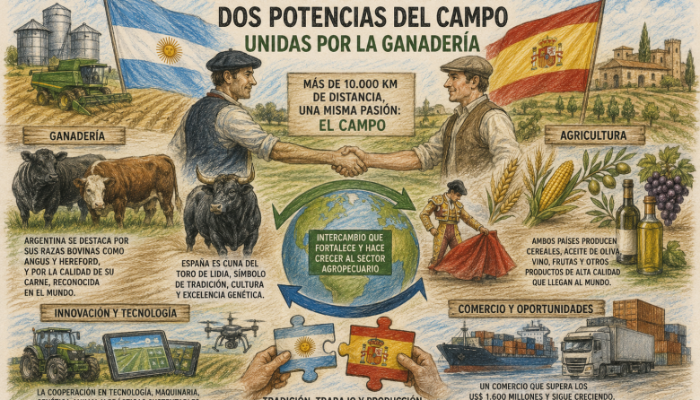 Mundial 2026: España y Argentina: dos potencias unidas por la ganaderia