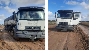 Sancionan a dos camioneros por circular por caminos rurales después de la lluvia