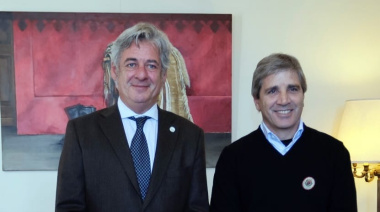 Caputo y Pino analizaron obras de infraestructura clave para el campo en medio de la crisis hídrica