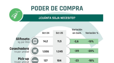Análisis del poder de compra de productos claves de la producción agropecuaria