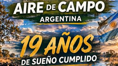 Un 20 de abril, hace exactamente 19 años, arrancábamos con un sueño… el de crear AIRE DE CAMPO ARGENTINA