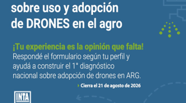 El Inta lanzó una encuesta nacional para relevar el uso de drones en el agro