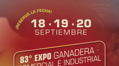 EXPO RURAL SAAVEDRA 2026, del 18 al 20 de Septiembre de 2026