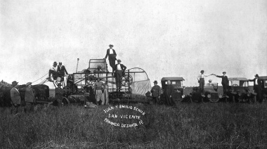 La historia de las cosechadoras que convirtió a San Vicente en la capital nacional de los fierros