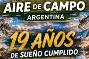 Un 20 de abril, hace exactamente 19 años, arrancábamos con un sueño… el de crear AIRE DE CAMPO ARGENTINA