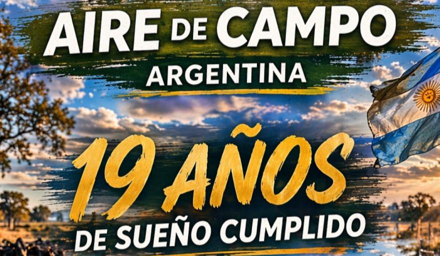 Un 20 de abril, hace exactamente 19 años, arrancábamos con un sueño… el de crear AIRE DE CAMPO ARGENTINA